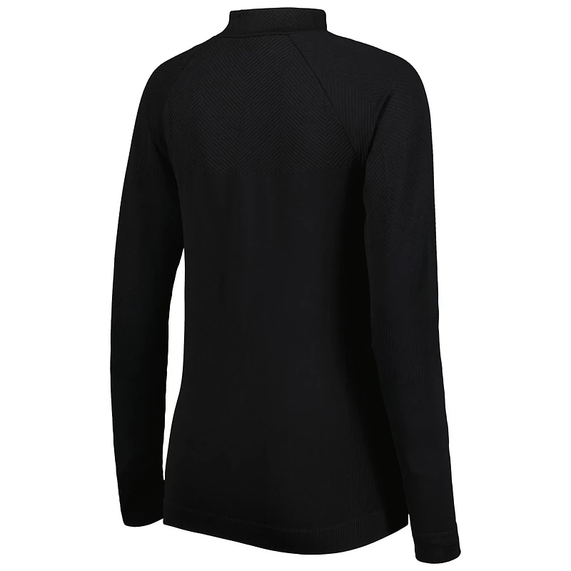 Levelwear Houston Astros Verse Asymmetrical Raglan Tri-Blend Quarter-Zip Jacket