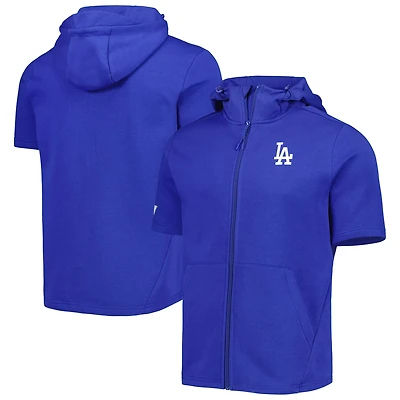 Levelwear Los Angeles Dodgers Recruit Full-Zip Short Sleeve Hoodie
