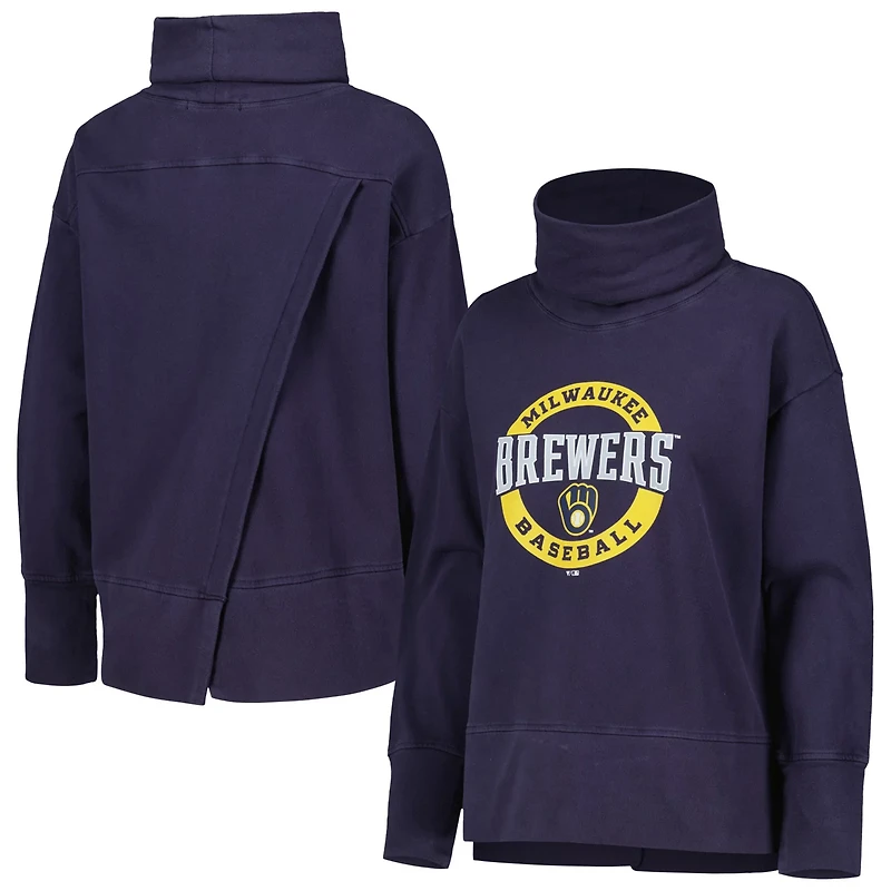 Levelwear Milwaukee Brewers Sunset Farm Team Pullover Sweatshirt