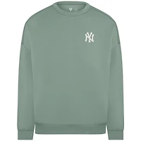 Levelwear Sage New York Yankees Luxe Signature Tri-Blend Pullover Sweatshirt
