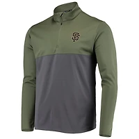Levelwear San Francisco Giants Delta Pursue Quarter-Zip Jacket