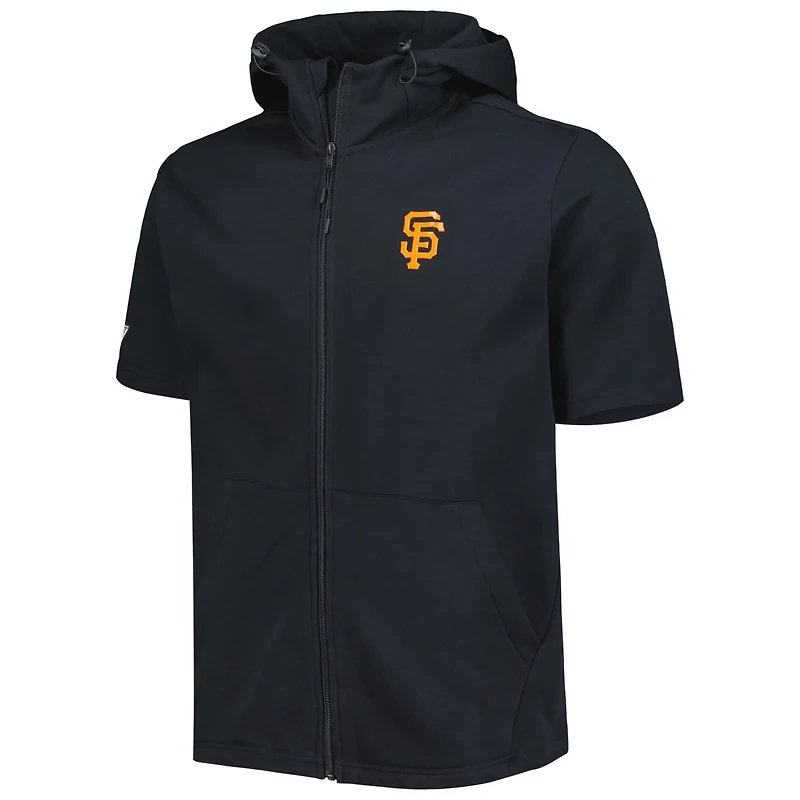 Levelwear San Francisco Giants Recruit Full-Zip Short Sleeve Hoodie