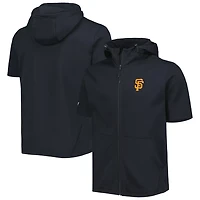 Levelwear San Francisco Giants Recruit Full-Zip Short Sleeve Hoodie