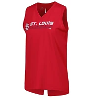 Levelwear St Louis Cardinals Paisley Chase V-Neck Tank Top