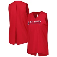 Levelwear St Louis Cardinals Paisley Chase V-Neck Tank Top