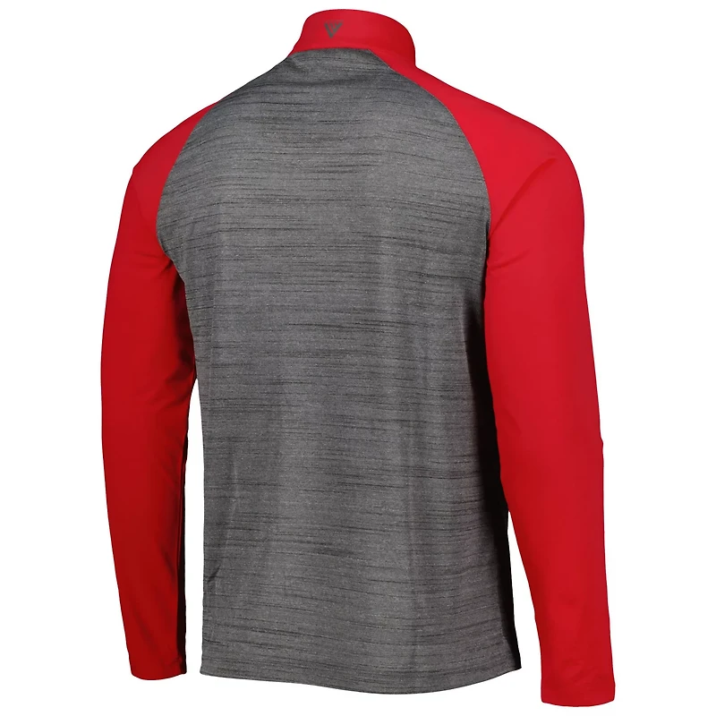 Levelwear St Louis Cardinals Vandal Raglan Quarter-Zip Top
