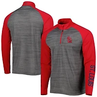Levelwear St Louis Cardinals Vandal Raglan Quarter-Zip Top