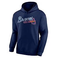 Logo Athletic Atlanta Braves Wordmark Hoodie