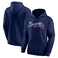 Logo Athletic Atlanta Braves Wordmark Hoodie