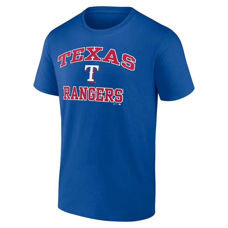 Logo Athletic Texas Rangers Heart and Soul T-Shirt
