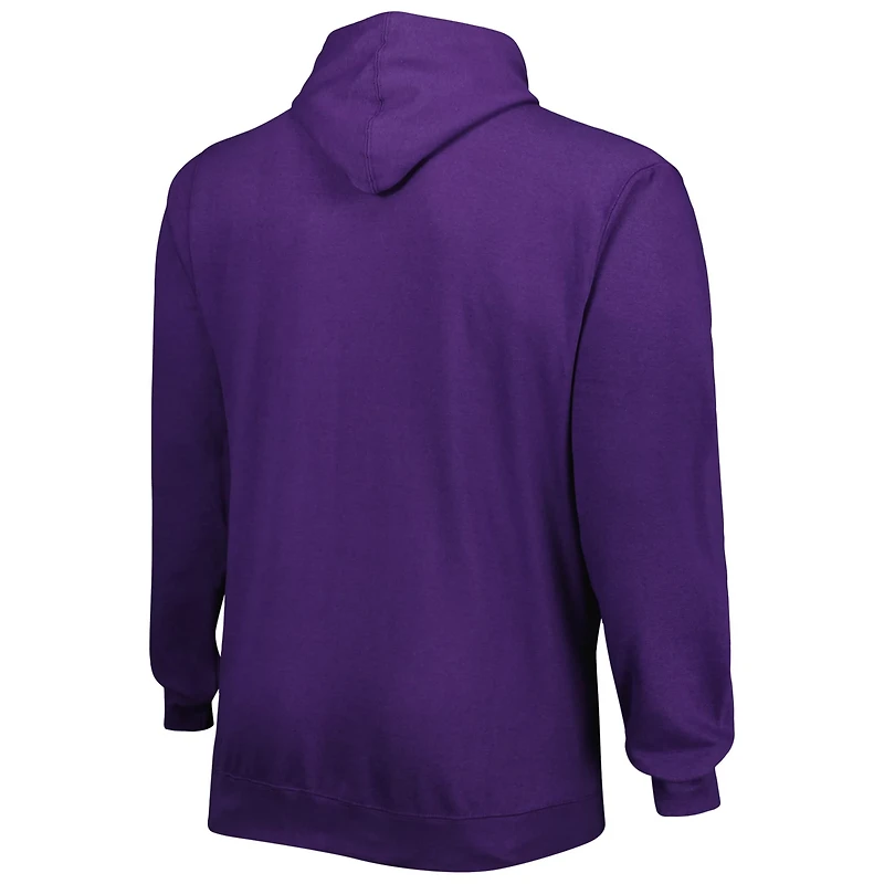 Los Angeles Lakers Big  Tall Heart  Soul Pullover Hoodie