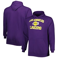Los Angeles Lakers Big  Tall Heart  Soul Pullover Hoodie