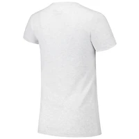 LSU Tigers Checkered Team Name Wavy Tri-Blend T-Shirt