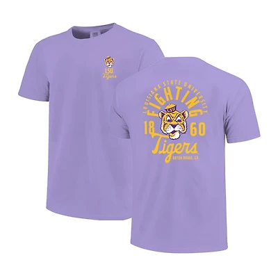 LSU Tigers Comfort Colors Mascot Overlay T-Shirt