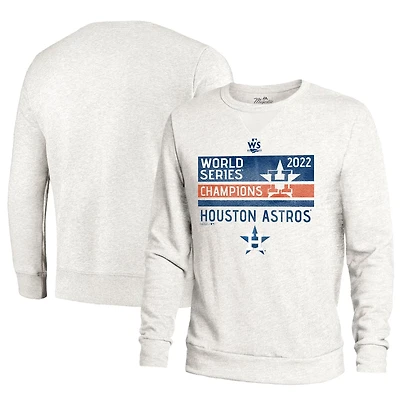 Majestic Threads Houston Astros 2022 World Series Champions Front Line Pullover Sweatshirt