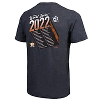 Majestic Threads Houston Astros 2022 World Series Champions Life Of The Party Tri-Blend T-Shirt
