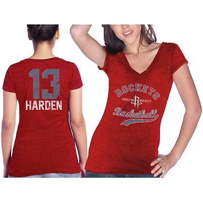 Majestic Threads James Harden Houston Rockets Name  Number Tri-Blend T-Shirt