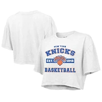 Majestic Threads New York Knicks Boxy Crop Top