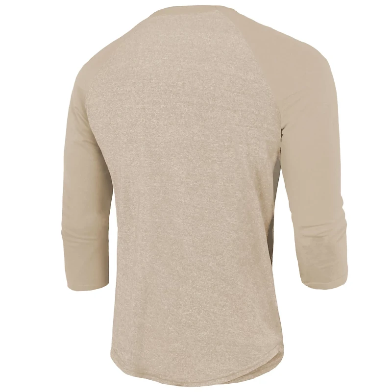 Majestic Threads New York Yankees 2024 American League Champions 3 4-Sleeve Tri-Blend Raglan T-Shirt