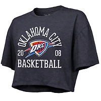 Majestic Threads Oklahoma City Thunder Boxy Crop Top