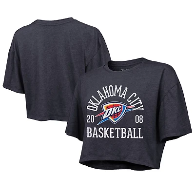 Majestic Threads Oklahoma City Thunder Boxy Crop Top