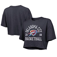 Majestic Threads Oklahoma City Thunder Boxy Crop Top