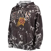 Majestic Threads Phoenix Suns Burble Tie-Dye Tri-Blend Pullover Hoodie