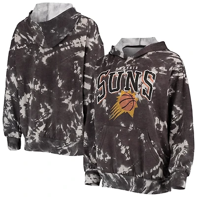 Majestic Threads Phoenix Suns Burble Tie-Dye Tri-Blend Pullover Hoodie