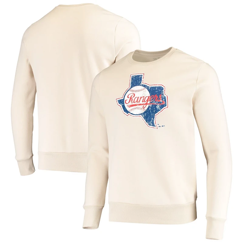 Majestic Threads Texas Rangers Fleece Pullover Sweatshirt