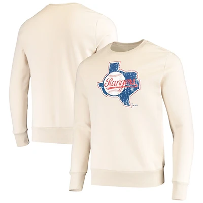 Majestic Threads Texas Rangers Fleece Pullover Sweatshirt