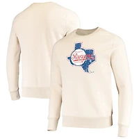 Majestic Threads Texas Rangers Fleece Pullover Sweatshirt