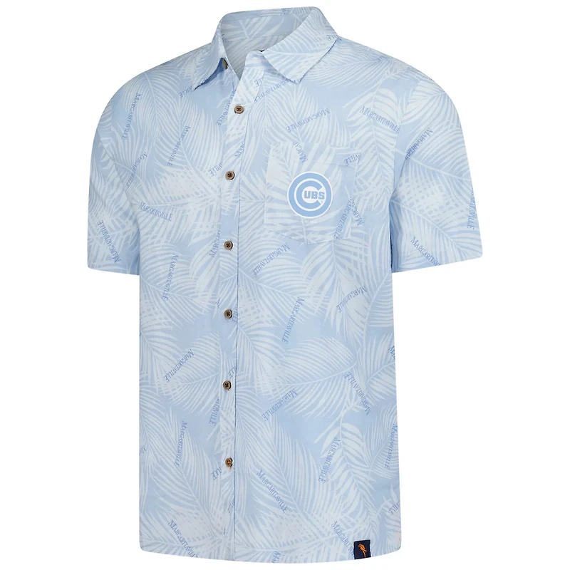 Margaritaville Chicago Cubs Linen Party Button-Up Shirt