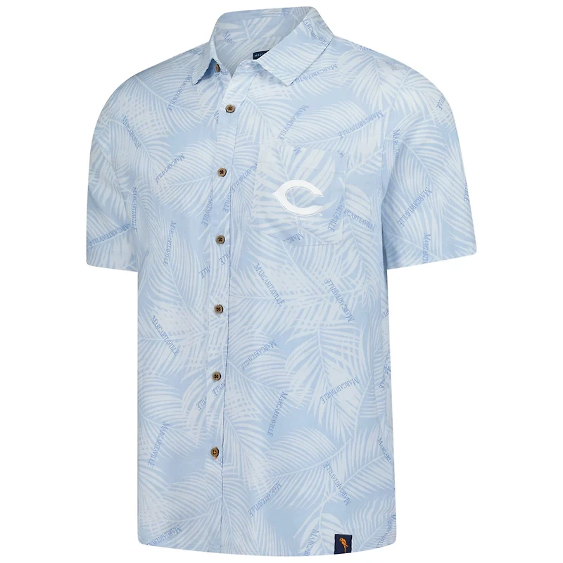 Margaritaville Cincinnati Reds Linen Party Button-Up Shirt