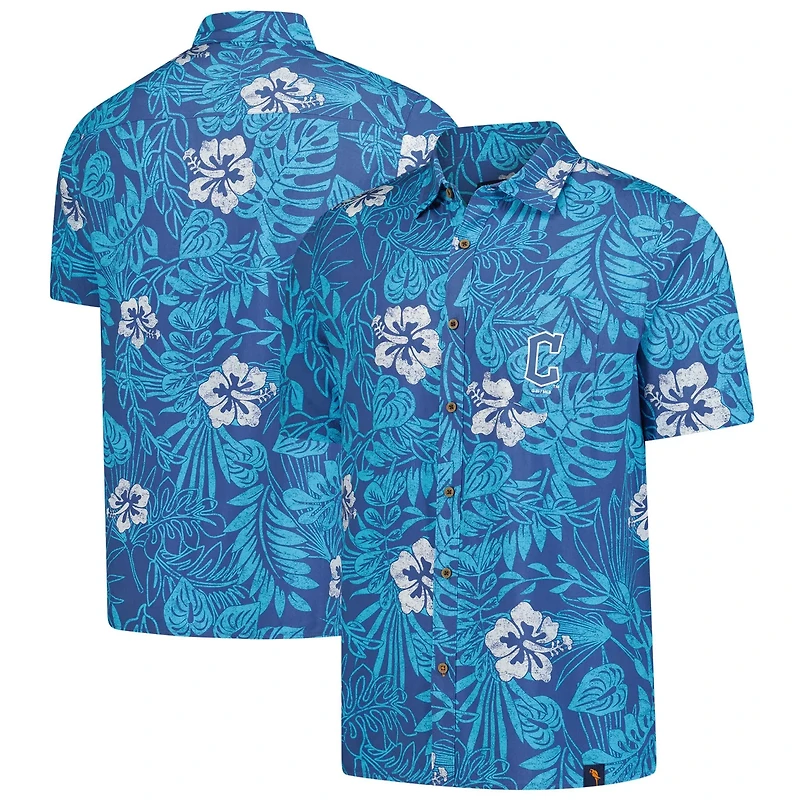 Margaritaville Cleveland Guardians Palm Shade Party Button-Up Shirt