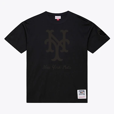 Men Mitchell  Ness New York Mets Cooperstown Collection Phantom T-Shirt