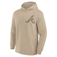 Men's Fanatics Atlanta Braves Elements Lightweight Fleece Hoodie