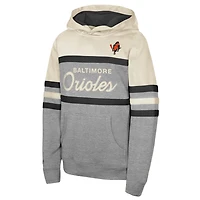 Men's Mitchell  Ness Baltimore Orioles Head Coach Pullover Hoodie