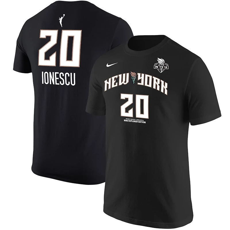 Men's Nike Sabrina Ionescu New York Liberty Explorer Edition Name Number T-Shirt