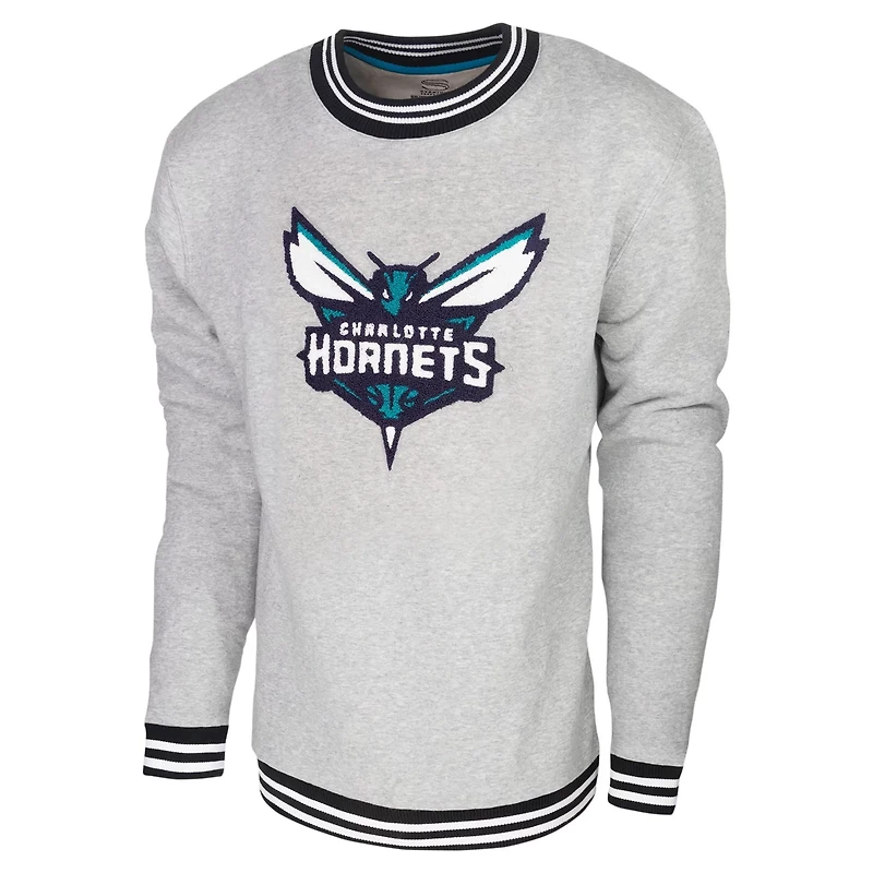 Men's Stadium Essentials Charlotte Hornets Club Level Pullover Sweatshirt
