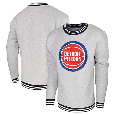 Men's Stadium Essentials Detroit Pistons Club Level Pullover Sweatshirt