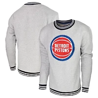 Men's Stadium Essentials Detroit Pistons Club Level Pullover Sweatshirt