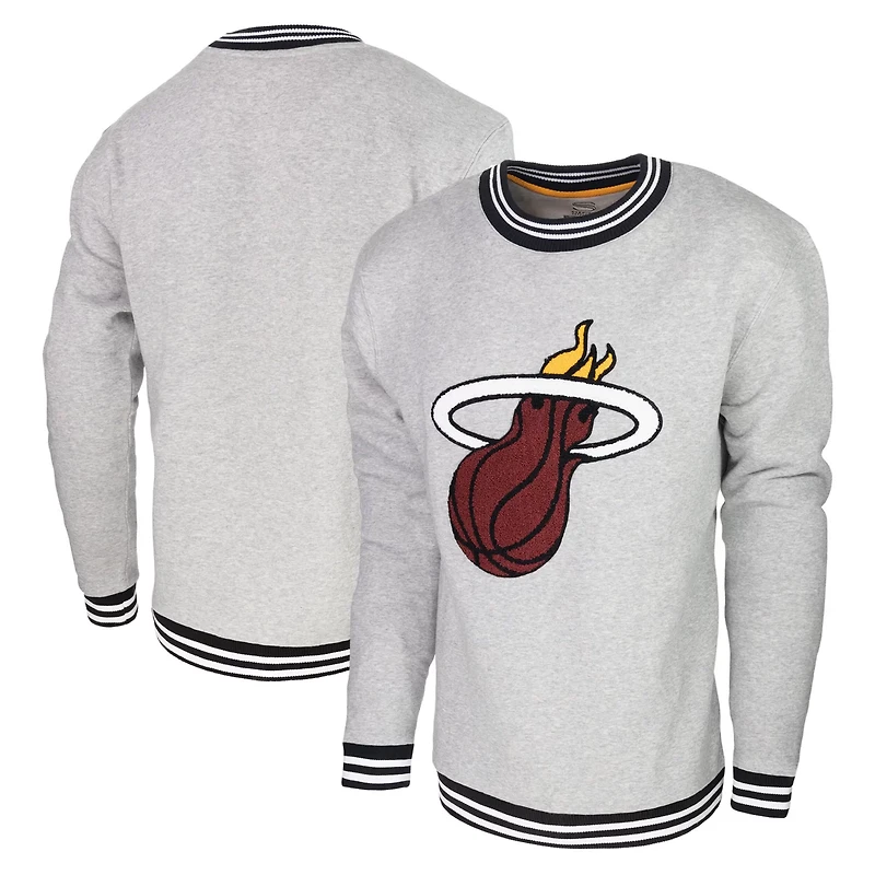 Men's Stadium Essentials Miami Heat Club Level Pullover Sweatshirt
