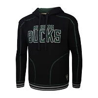 Men's Stadium Essentials Milwaukee Bucks Baseline Pullover Hoodie