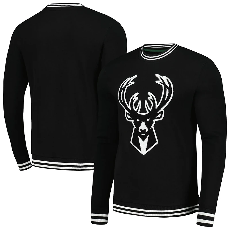 Men's Stadium Essentials Milwaukee Bucks Club Level Pullover Sweatshirt