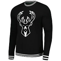 Men's Stadium Essentials Milwaukee Bucks Club Level Pullover Sweatshirt