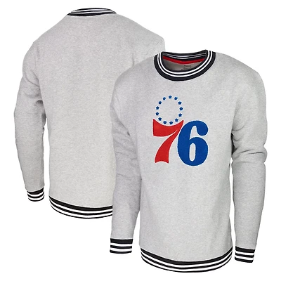 Men's Stadium Essentials Philadelphia 76ers Club Level Pullover Sweatshirt