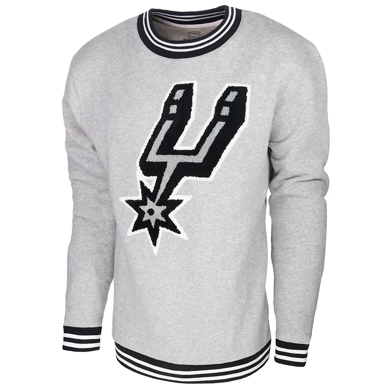 Men's Stadium Essentials San Antonio Spurs Club Level Pullover Sweatshirt