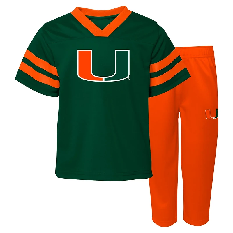 Miami Hurricanes Two-Piece Zone Jersey  Pants Set