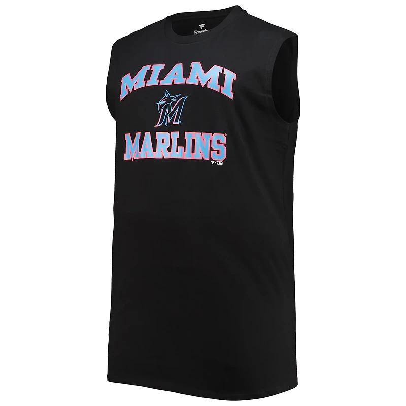 Miami Marlins Big  Tall Jersey Muscle Tank Top