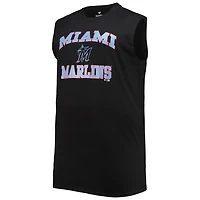 Miami Marlins Big  Tall Jersey Muscle Tank Top
